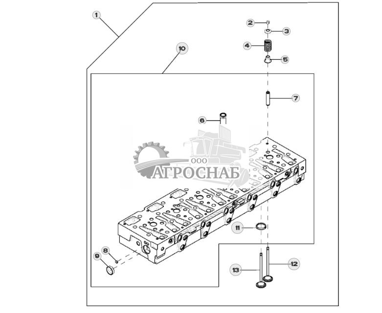 9901 Комплект, головка блока цилиндров - ST37906 218.jpg
